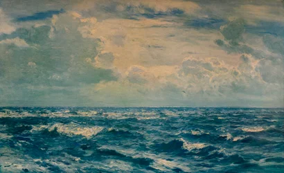 Silvery Day länteen Neuloista, Isle of Wight, 1932