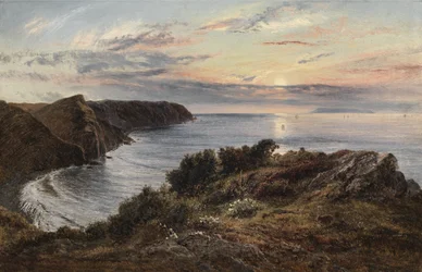 Shipload Bayn poikki Lundy Islandille, Pohjois-Devonissa, 1859