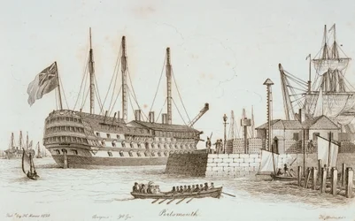 Luonnoksia Portsmouthin sataman merenkulusta