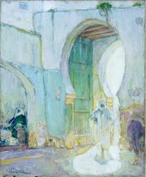 Portti, Tanger, noin 1912 (öljy kankaalle).