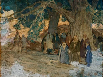 Hän paransi sairaita, n. 1930.