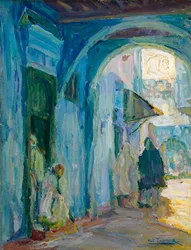 Katu Tangerissa, n. 1910.