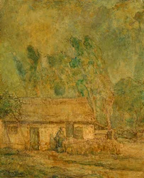 Hyvä paimen, n. 1918 (öljy kankaalle)