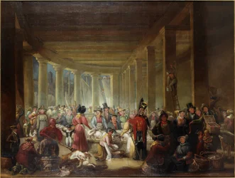 Old Fish Market, Sandhill, Newcastle upon Tyne (öljy kankaalle)