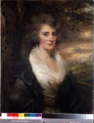 Neiti Elinor Bethunen muotokuva. Sir Henry Raeburnin (1756-1823) maalaus, 1790. Öljy kankaalle. Eremitaaši, Pietari