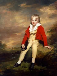 Sir George Sinclair poikana (öljy kankaalle)