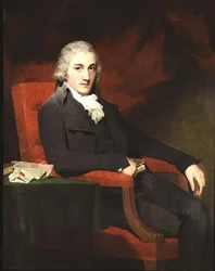 Thomas King Esq. (n.1772-1802), Renfrewshirestä, Renfrewshirestä, Drums and Millbankista, 18-vuotias (öljy kankaalle).