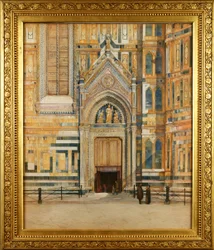 A Porta Sul do Duomo, Florença, Itália Finlandês