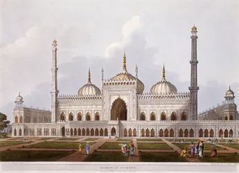 Lucknowin moskeija, 1824
