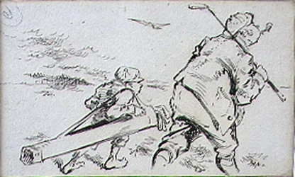 The Bumbling Golfer, kuvitus 