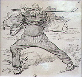 The Chaotic Golfer, kuvitus 