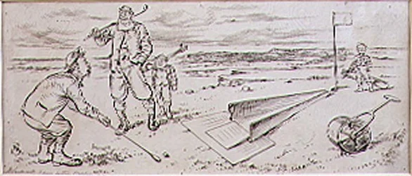 The Guided Golfer, kuvitus 