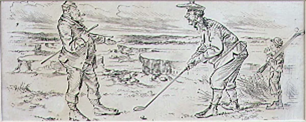 The Hesitant Golfer, kuvitus 