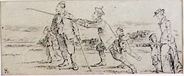 The Unlucky Drive, kuvitus Graphic-lehdestä, pubi. noin 1870 (litho)