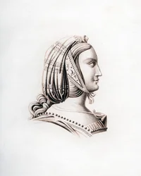 Päähine, 1500-luvun alku, 1843.