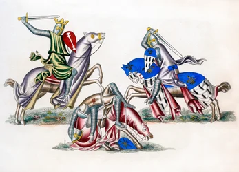 Ritaritaistelut, c1260, 1843.