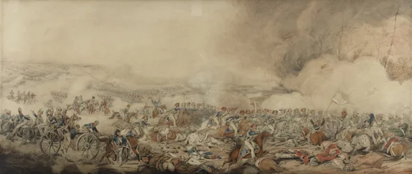 Waterloon taistelu, 18. kesäkuuta 1815 (kynä ja wc paperilla)
