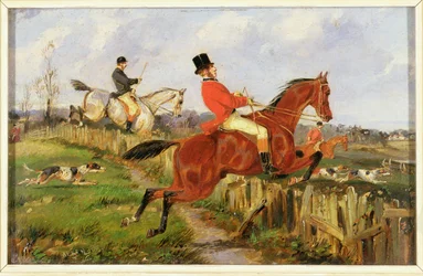 The Chase (öljy kankaalle)