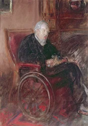 Henry Tonkin isä pyörätuolissa