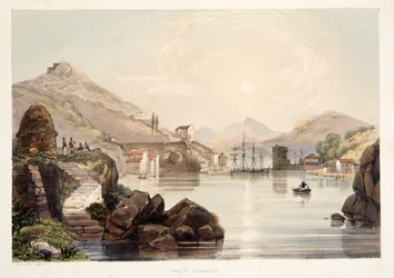 Passagesin satama, teoksesta ”Luonnoksia Espanjan baskiprovinssien maisemista sekä valikoima kansallista musiikkia”, julkaistu 1838