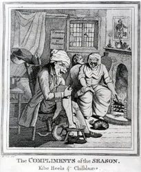 Kauden kohteliaisuudet, Kibe Heels und Chillblains, n. 1785