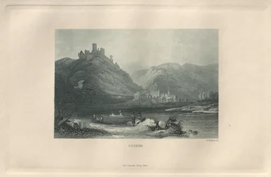 Kuvankaunis ja romanttinen Reininmaa: Cochem, 1928.