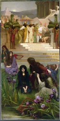 Juudan tyttäret Babylonissa (öljy kankaalle)