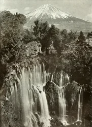 Fuji ja Shira-Iton vesiputous, 1910.