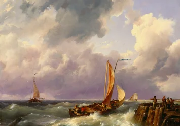 Lähetys laiturilta, 1852