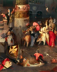 Pyhän Antoniuksen kiusauksen triptyykki (keskipaneeli)