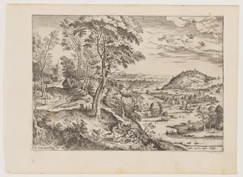 Cephalus ja Procris, teoksesta Maisemat, joissa on raamatullisia ja mytologisia maisemia.