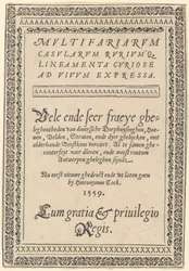”Multifariarum Casularum” -teoksen otsikkosivu