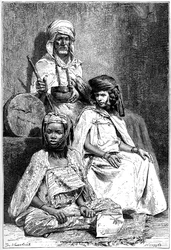 Arabivartija, Biskra ja El-kantra naiset, 1890