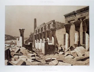"Venus Athorin temppeli, Isle of Philae", Egypti, 1841
