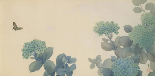 Hishida Shunso, Hortensien