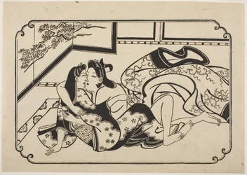 Flirttailun ystävät, n. 1673-1681 (puukiviprintti)