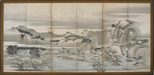 Neljän vuodenajan maisemat: Kevät ja kesä, Edo-kausi, 1700-luvun loppu - 1800-luvun alku.