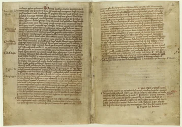Jaekertomus Magna Cartasta Melrose Abbeyn kronikassa, 1270-luku