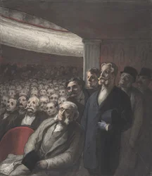 Teatteriyleisö, 1800-luku.