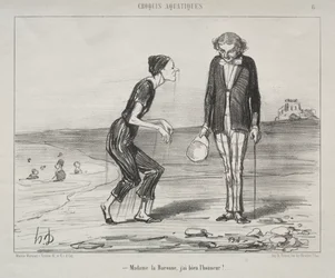 Aquatic Sketches, levy 8: Madame la Baronne, se on minun kunniani..., 1853.