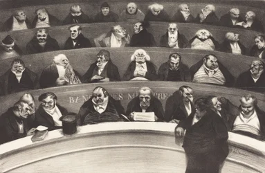Honore Daumierin The Legislative Belly, 1834