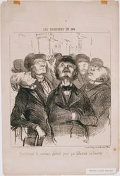 Pariisilaiset vuonna 1852 - Delacroix