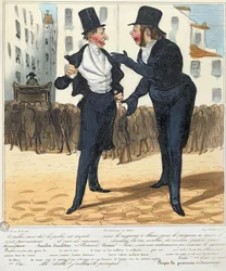 Homeopaattiset lääkärit, sarjasta "La Caricature", 1837