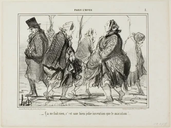 "- Se on ihan hyvä... eikö asfaltti olekin ihmeellinen keksintö", levy 1 Paris L