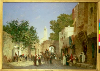 Arabilainen katukohtaus, 1872