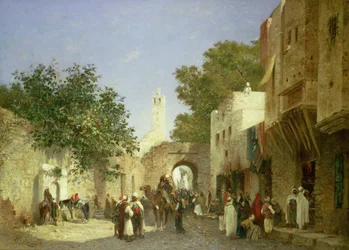 Arab Street Scene, 1872