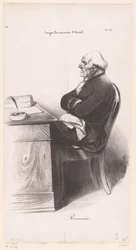 Jean-Joseph Rousseaun karikatyyri
