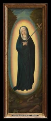 Our Lady of the Seven Dolours (öljy paneelissa)