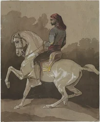 Arab hevosen selässä
