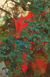 Joten sydämenlyönnin vuoksi hän näki hänet James Branch Cabellin (1879-1958) The Fox Brushista, joka julkaistiin Harper